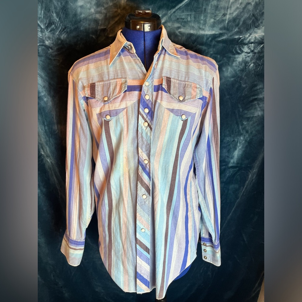 Vintage H bar C Ranchwear pearl snap - very unique!